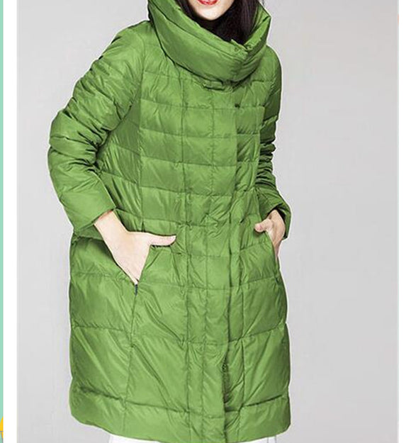 Winter Duck Down Jacket, Down Jacket Women Hooded Down Coat Plus Size