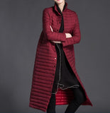 Stand Collar Women Winter 90% Duck Down Jackets Long Warm Women Long Down Coat Plus Size