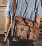 Leather handbag, Laptp Bag, Messenger Shoulder Bag,Men's briefcase men's bag,laptop Bag 0011