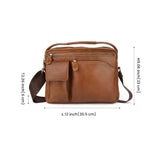 Men's Single Shoulder Bag, Messenger Bag,Laptop Bag,Leather Men's Satchel bag,gift for him 2330