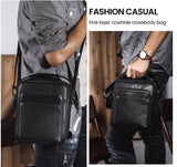 Leather Shoulder bag, men's bag leather Business Briefcase Laptop Bag,Gift for him/her 2632