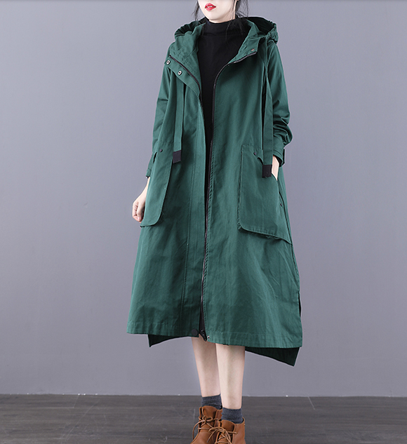 Parka A-line Long Women Casual Hooded Plus Size Coat Jacket JT200931