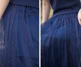 Blue-women-summer-Gauze-Tutu-skirts 