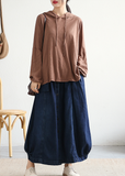 Denim Casual Cotton loose fitting Women's Skirts