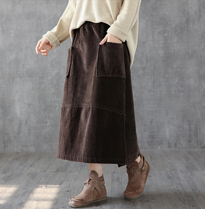 Casual Cotton  loose fitting Women's Skirts