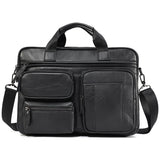 Leather Briefcase men's leather business Laptop bag, Handbag Shoulder Bag, Messenger Bag Leather Men's bag 2121