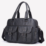 Leather Satchel Bag Laptop Bag Full Grain Leather Briefcase for Men, Shoulder Bag, Top Handle Bag,Graduation Gift for Him 4601