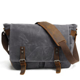 Men's Canvas Messenger Bag Crossbody Bag, Shoulder Bag Satchel Bag, Retro Durable Bag For Birthday Gift