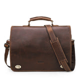 Personalized Leather Briefcase Bag for Men Shoulder Bag Laptop Bag Messenger Bag, Business Briefcase Bag, Birthday Gift for Him