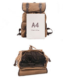 Men Canvas Backpack Bag, Travel Backpack Bag Vintage Outdoor Sport Backpack Large Capacity Bag Durable Schoolbag Bag For Gift