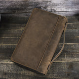 Men's Wallet Leather Purse Leather Hand Bag Cowhide Storage bag Holder For Gift