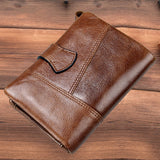 Men's Wallet Leather Purse Wallet Leather Cowhide Men's Coin Purse Holder For Gift