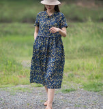 Print-Floral-100%-linen-women-Dresses-summer-women-dresses- (12)