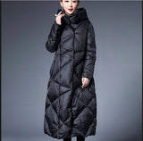 Women-Winter X-Long-90%-Duck-Down-Jackets-Long-Warm-Women-Long-Down-Coat-Plus-Size