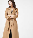 Long Wool Coat Double Face Cashmere Coat 2233
