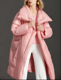 Pink-women-Winter-90%-Duck-Down-Jackets-Large-Collar-Women-Down-Coat-Plus-Size