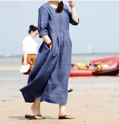 ladies dresses 3 4 sleeve GLS by Gloria GL3434 - Long Chiffon A-Line Dress