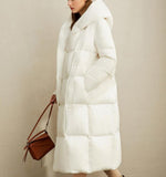 Cocoon Women Long Winter Puffer Coat Thick Coat Warm Down Coat 2661