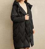 Cocoon Women Winter Loose Plus size Side Pockets Down Jacket Women Down Coats