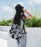 Dot Casual Large Backpack Women Travel Bag Shoulder Bag