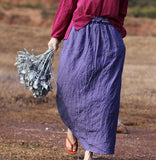 Purple  Women's Skirts SJ98409