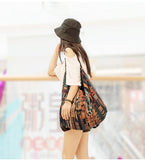 Colorful Casual Simple Women Travel Backpack Shoulder Bag