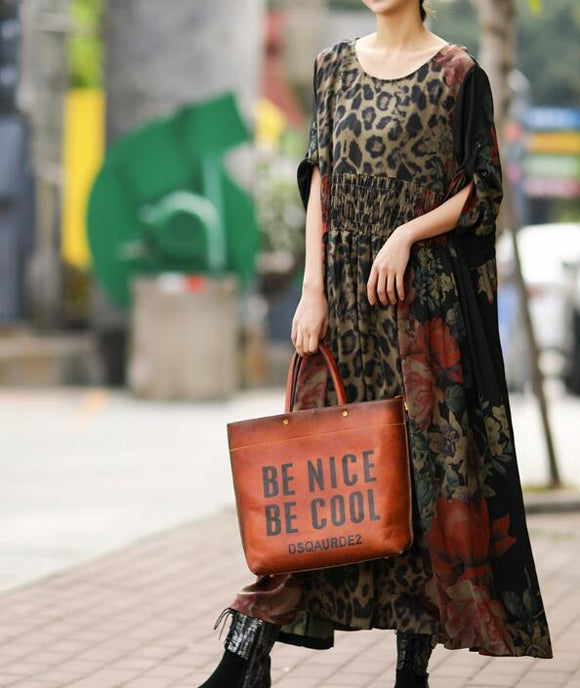 nice loose dresses Women's 100% Linen Half Sleeves Dress Linen Maxi Dress Loose Flowy Summer Dresses Bridesmaid Dress Causal Flax Robe Oversized Clothing N306
