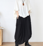 Irregular Linen Cotton Women's Skirts 