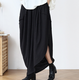 Irregular Linen Cotton Women's Skirts 