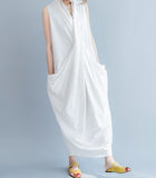 Long Linen Women Spring Dresses Plus Size
