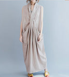 Long Linen Women Spring Dresses Plus Size