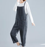 Gray Denim Spring Overall Women Casual Jumpsuits PZ97251