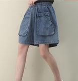 Denim Summer Women Cotton Shorts