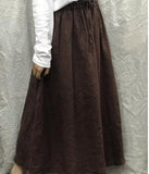 Casual linen loose Women's Skirts  DZA2005106