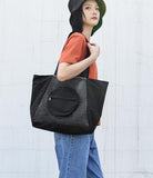 PatchWork Large Casual Simple Women Travel Backpack Shoulder Bag