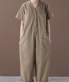 Summer  Women Casual Cotton Linen Jumpsuits PZ97251