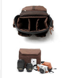 Canvas Camera Bag Case Crossbody Bag Shoulder Bag Messsenger Bag Briefcase Business Bag Casual Commuter Bag For Gift