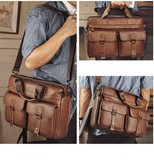 Leather handbag, Laptp Bag, Messenger Shoulder Bag,Men's briefcase men's bag,laptop Bag 0011