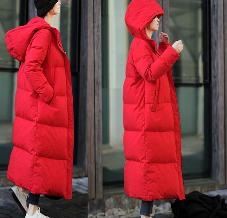 Long Puffer Coat Plus Size Long Coat Winter Stoy Abbess Womens