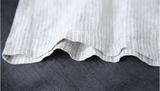 Striped Women Casual Blouse Cotton Linen Shirts Tops