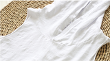 Hooded Summer Women Casual Blouse Cotton Linen Shirts  Women Tops
