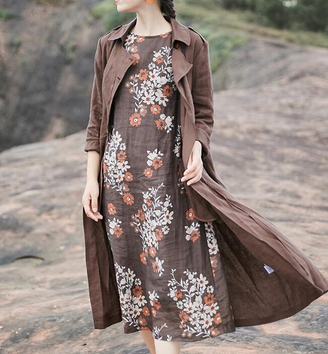 chinese dress ladies Women linen summer dress / Women linen dresses – Milimilu.com main image 0