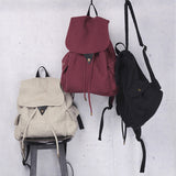 Canvas Casual Women Backpack Travel Shoulder Bag
