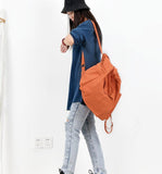 Casual Backpack Simple Large Women Travel Bag Shoulder Bag