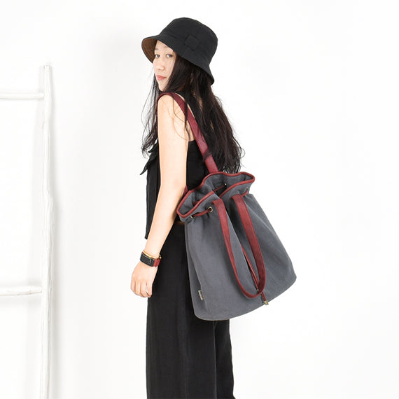 Simple Style Women Backpack Shoulder Bag