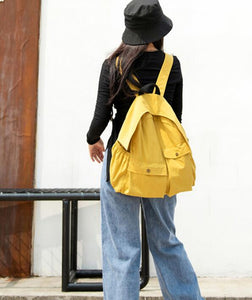 Casual Cotton Simple Women Travel BackPack Shoulder Bag