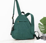 Green Simple Design Casual Large Backpack Women Handbag Bag Shoulder Tote Bag