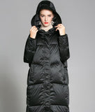 Loose Long Women Down Coat Winter Loose 90% Duck Down Jackets