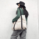 Canvas Women Bags Simple Style Women Shoulder Bag
