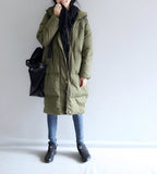 thick down coat